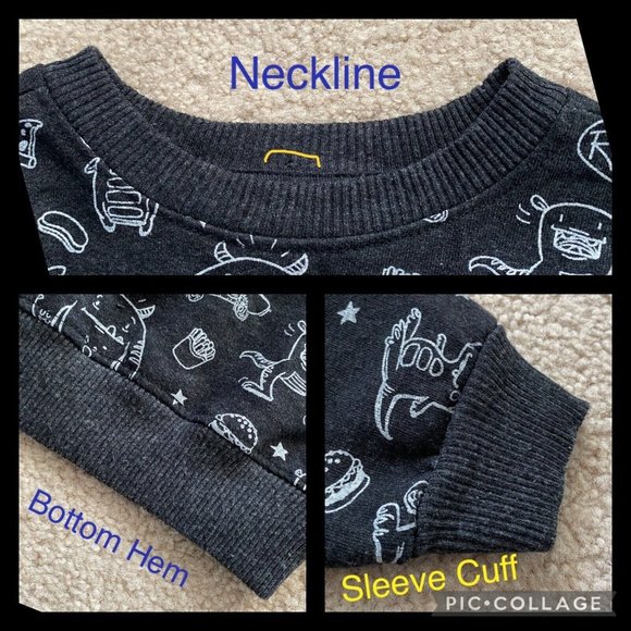 Alex & Jack Toddler Boys Dinosaur Monster Sweatshirt Size 3T Graphic Print Fun - Picture 8 of 12